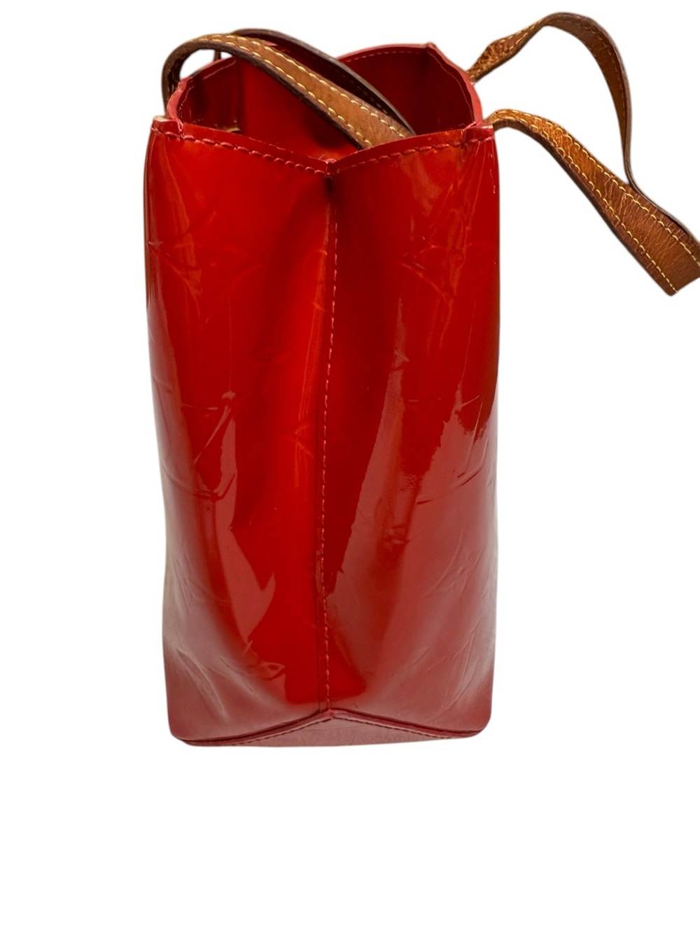 Louis Vuitton Red Vernis Tote- see callouts - Picture 4 of 11